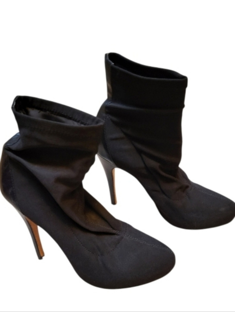Charles David Women's Black Suede Heeled Ankle Boots - Size 8